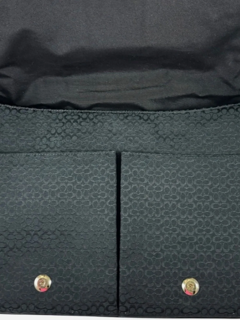 Coach Messenger Bag Signature Jacquard Commuter F77004 Laptop Briefcase